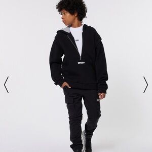 DKNY 1/2 zip hoodie